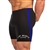 Black-Blue Supplex Bodybuilding Gym Bike Running Workout Shorts