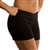 Black Rhinestone Crossover V-Waist Cross Front Yoga Gym Fitness Shorts