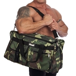 Camp Muscle Camo Gym Duffle Bag