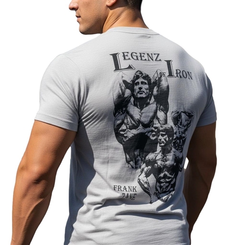 Frank Zane Bodybuilding T-Shirt - Gray