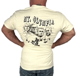 Mt. Olympia Bodybuilding T-Shirt - Arnold, Lee Haney, Dorian Yates, Ronnie Coleman