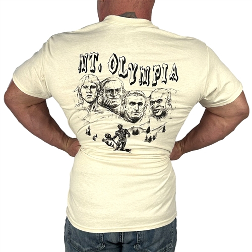 Mt. Olympia Bodybuilding T-Shirt - Arnold, Lee Haney, Dorian Yates, Ronnie Coleman