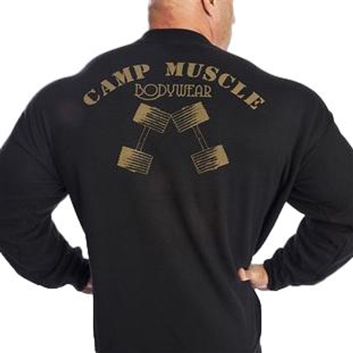 Camp Muscle Long Sleeve Bodybuilding Sweatshirt