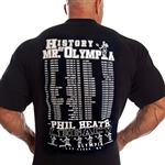 2016 History of Mr. Olympia Phil Heath Bodybuilding T-Shirt