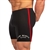 Black Red Supplex Bodybuilding Gym Bike Running Workout Shorts