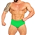 Classic Style Swim Briefs - Kelly Green