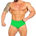 Classic Style Swim Briefs - Kelly Green