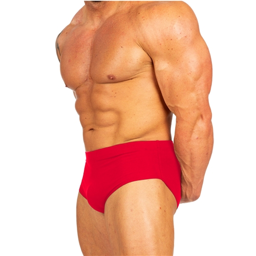 Classic Style Swim Briefs - Red