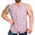 Mens Plaid Tapered Sleeveless Flannel - Gray