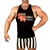 Mens Cotton Hybrid Stringer Tank - Black