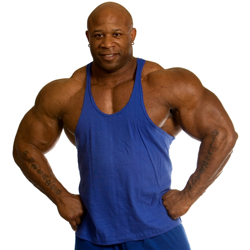 Muscle Alive Mens Bodybuilding Stringer Tank Tops Cotton Racerback