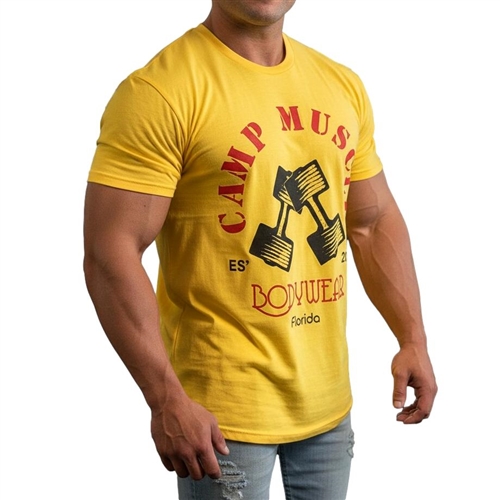 Frank Zane Bodybuilding T-Shirt - Gray | Camp Muscle