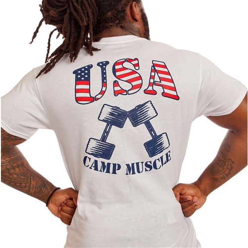 USA Military Bodybuilding Muscle T-Shirt - LTD