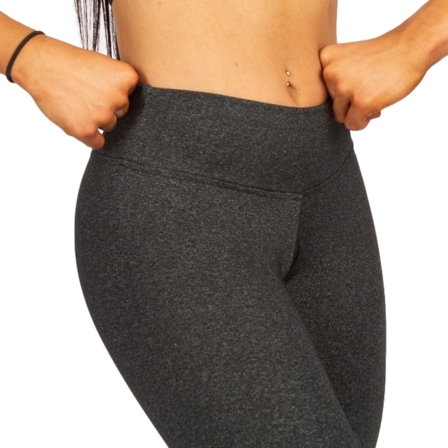 7/8 Length Leggings Low Rise Charcoal Heather