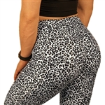 Cheetah Scrunch Butt Leggings Yoga Gym Fitness Leggings