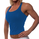 Turquoise Blue Extreme Razor Yoga Gym Fitness Tank Top